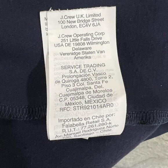 J. Crew, Navy Womens Anyday Pant in Stretch Ponte - Picture 8 of 8